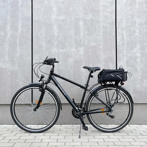 Wozinsky Bike Pannier Rack Bag with Shoulder Strap 9L (Rain Cover Included) Black (WBB22BK)