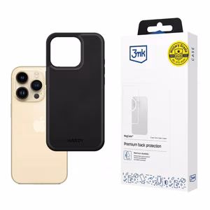 3mk Hardy Apple Silky Leather MagCase jaoks Apple iPhone 14 Pro Max - Must
