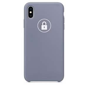 Telefoniümbris "Silicone Case" mudelile Apple iPhone Xs Max / Levander Gray / pakendis
