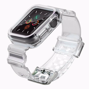 Silikoonist rihm Rihma käevõru korpus Rihma Light Set Apple Watch 38mm - Must