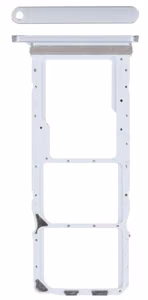 SIM card holder Samsung A057 A05S 2023 Hõbedane original (service pack)