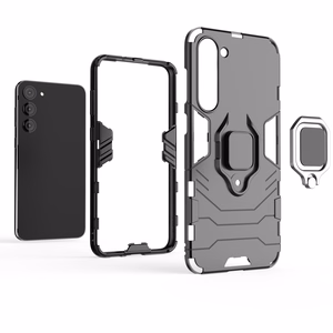 Ring Armor ümbris jaoks Samsung Galaxy S23+ armored cover magnetic holder ring must