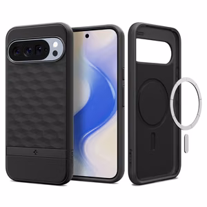 Spigen Parallax Mag MagSafe Ümbris jaoks Google Pixel 10 Pro XL - Matte must