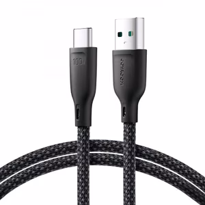 USB kaabel Joyroom SA34-AC6 must Type-C 100cm (kuni 100W)