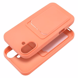 Ümbris jaoks iPhone 16 PLUS Card Ümbris roosa