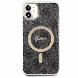 Guess GUHMN61H4STK iPhone 11 6.1" чёрный/чёрный hardcase 4G MagSafe