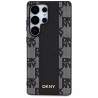 DKNY Leather Checkered Pattern MagSafe Ümbris jaoks Samsung Galaxy S25 Ultra Must