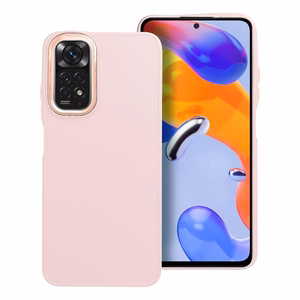 Чехол для Xiaomi Redmi Note 11 / 11S Frame пудрово-розовый