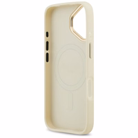 Guess Grained Strass Logo MagSafe ümbris jaoks iPhone 17 - beige