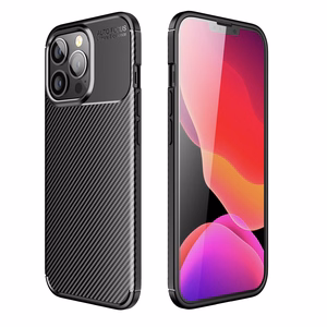 Ümbris CARBON PREMIUM jaoks IPHONE 12 / 12 Pro must