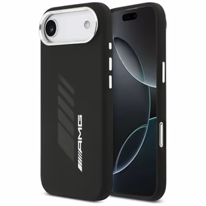 AMG Silicone Oversize Rhombs MagSafe Ümbris jaoks iPhone Air - must