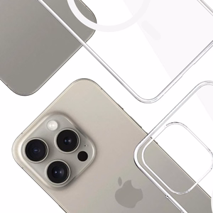 3mk Clear MagCase Ümbris jaoks Apple iPhone 15 Pro Max - läbipaistev