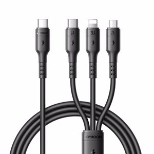 USB Kaabel Joyroom S-A61 USB-C kuni USB-C/Lightning/MicroUSB 3.5A 1.2m must
