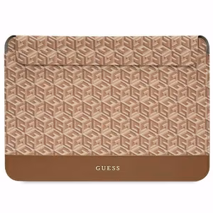 Guess GCube Stripes ümbris jaoks a 14" laptop - brown