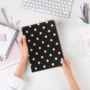 Wonder Canvas Tablet Ümbris 13 inches kuldne polka-dot