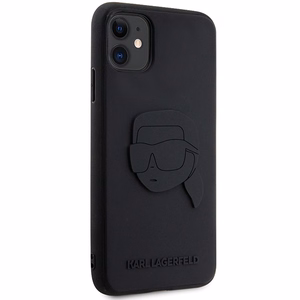 Karl Lagerfeld KLHCN613DRKNK iPhone 11 / Xr 6.1" must/must hardcase Rubber Karl Head 3D