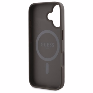 Guess 4G Printed Stripes MagSafe iPhone 16 Ümbris - Brown