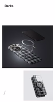 Benks Magnetic Armor Vichy Kevlar Ümbris (BF62) jaoks Iphone 15 Pro Max must