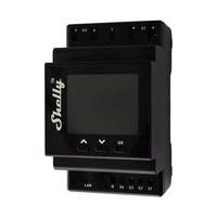 Shelly Pro Topelt Ümbris PM DIN Rail Topelt Kontroller, WiFi (Power measurement)