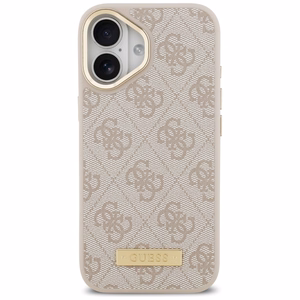 Guess 4G Logo Plate MagSafe Ümbris jaoks iPhone 17 - Roosa