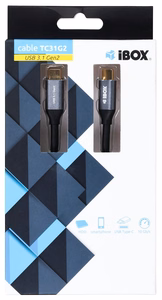 I-BOX USB C/USB C, 1 m USB cable 3.2 Gen 2 (3.1 Gen 2) must