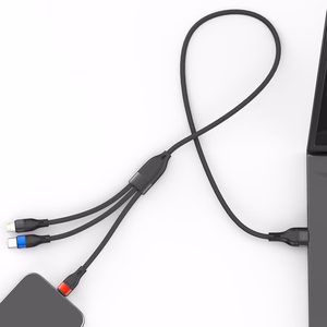 3mk Hyper Cable N-SERIES 3 in 1 USB-A / Lightning / Micro 1.2m 9V/2A 18W - must