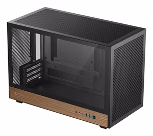 Deepcool Case CH260 Wood Black Micro Tower