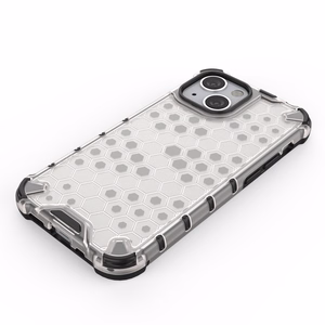 Honeycomb Case броневой чехол с TPU бампером для iPhone 13 mini синий