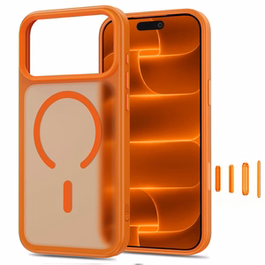 Tech-Protect Magmat MagSafe CC ümbris iPhone 18 Pro / 17 Pro jaoks, matt oranž