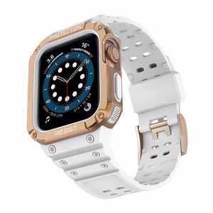 Protect Rihm Apple Watchi 38/40/41mm rihmale - valge, roosakas kuldne