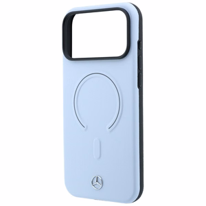 Mercedes 3D MagSafe nahast ümbris mudelitele iPhone 18 Pro Max / 17 Pro Max, sinine