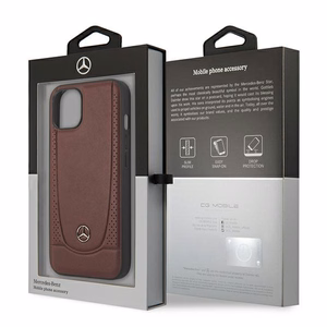 Mercedes MEHCP15SARMRE iPhone 15 6.1" punane/punane hardcase Leather Urban Bengale