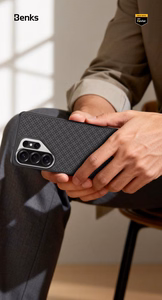 Benks Magnetic Armor Pro Armor Grid Kevlar Ümbris Metal Frame 600D (H048) for Samsung Galaxy S26 must