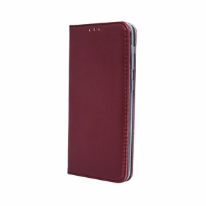 Nutikas magnetic ümbris jaoks Samsung Galaxy A12 / M12 burgundy