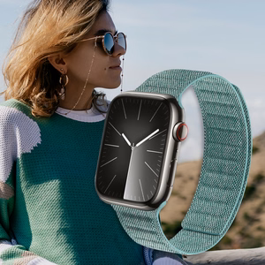Crong Melange magnetrihm Apple Watch 44 / 45 / 46 / 49 mm kellale, türkiissinine melanž