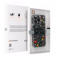 TEL PROTECT Christmas Ümbris jaoks Samsung S23 Design 3 Clear