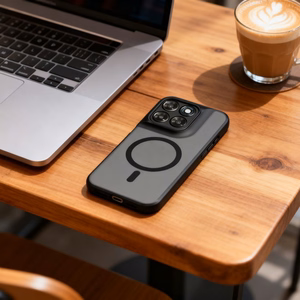 Tech-Protect Magmat MagSafe ümbris Motorola Moto G67 / G77 jaoks - matt must