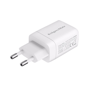 Kruger&Matz 45 W GaN võrgulaadija Power Delivery ja Quick Charge'iga