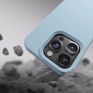 Etteri Silicone ümbris jaoks iPhone 15 Pro Max 6,7" light sinine