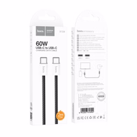 USB kaabel Hoco X104 60W USB-C to USB-C 2.0m must