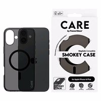 CARE by PanzerGlass Flagship Ümbris iPhone 16 Plus 6.7" smoke/smokey MagSafe 1351