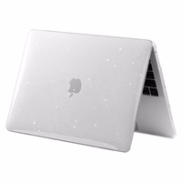 Tech-Protect SmartShell Ümbris jaoks MacBook Air 13" M2 / M3 / 2022-2024 - Clear-Glitter