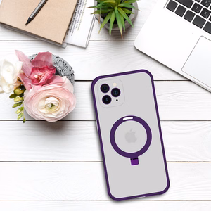 Tel Protect Magical Magsafe Stand Case for Iphone 11 Pro purple