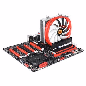 Thermaltake NiC L32 Processor Cooler 14 cm Aluminium, Red, White