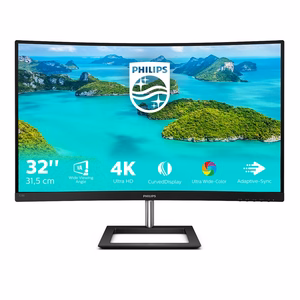 Philips E Line 328E1CA/00 monitor 80 cm (31,5") 3840 x 2160 pikslit 4K Ultra HD LCD must