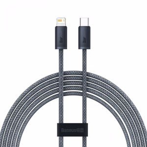 USB Cable Baseus "CALD000116" Grey "Type-C / Lightning" 200cm (up to 20W)