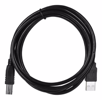 Lanberg CA-USBA-10CC-0018-BK USB cable USB 2.0 1.8 m USB B must