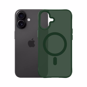 3mk Smoke MagCase iPhone 17 jaoks roheline-poolläbipaistev
