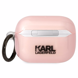 Karl Lagerfeld KLAPHNCHTCP чехол Airpods Pro розовый/розовый Ikonik Choupette
