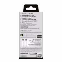 SBS TETRPD20W 20W USB-A USB-C Wall Laadija koos Power Delivery - valge